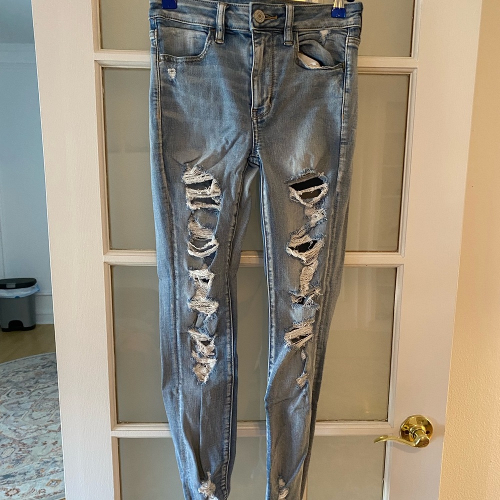 American Eagle Skinny Jeans Light Wash